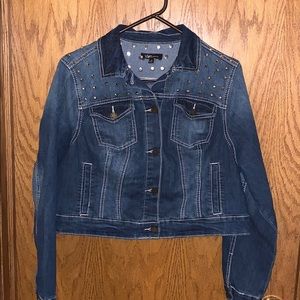 Studded denim jacket